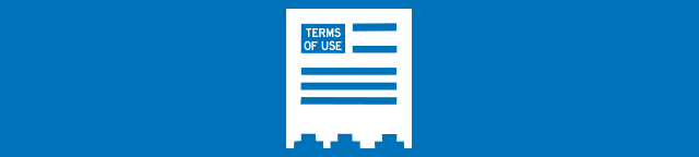 Terms of use header