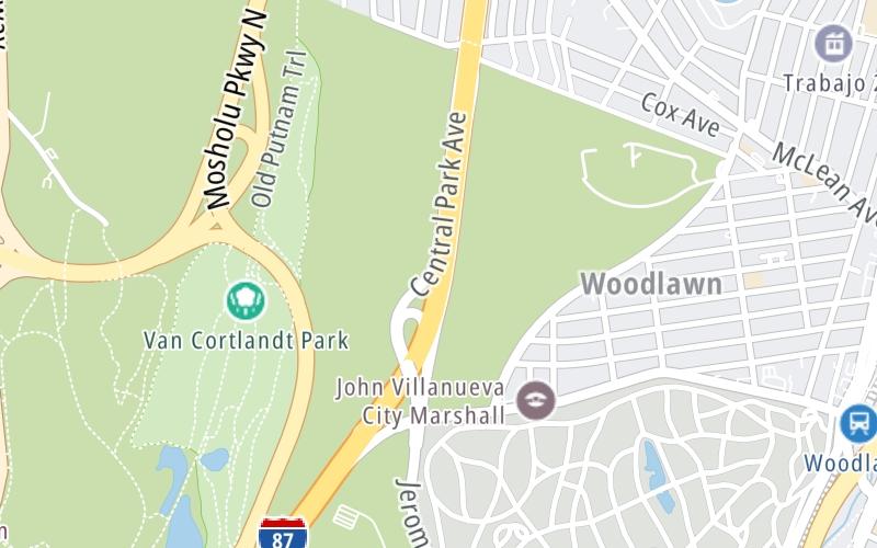 Major Deegan Expressway (I-87) / Jerome Ave. / New York City Line