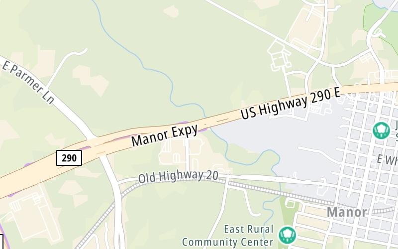 U.S. Hwy 290 / 290 Toll east terminus