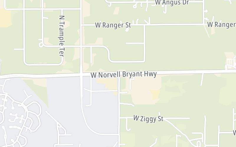 Static map of Suncoast Parkway at W Norvell Bryant Hwy / CR 486