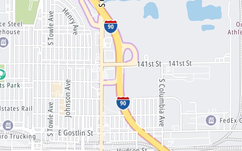 Calumet Toll Plaza WB