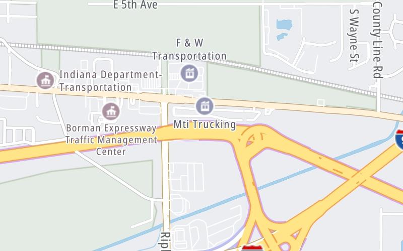 Lake Station Toll Plaza WB