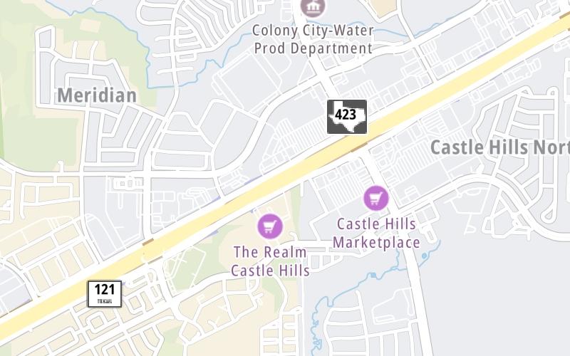 Standridge Drive N / Castle Hills Dr