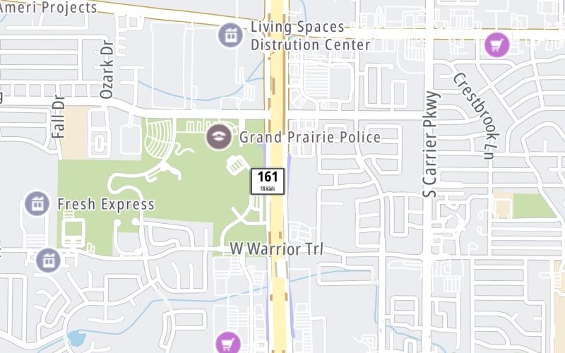 Arkansas Lane SB Gantry