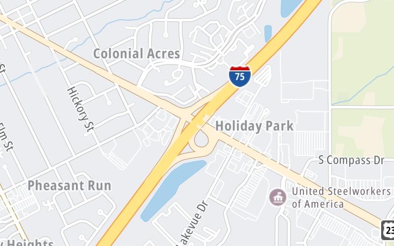 US 20 / US 23 south