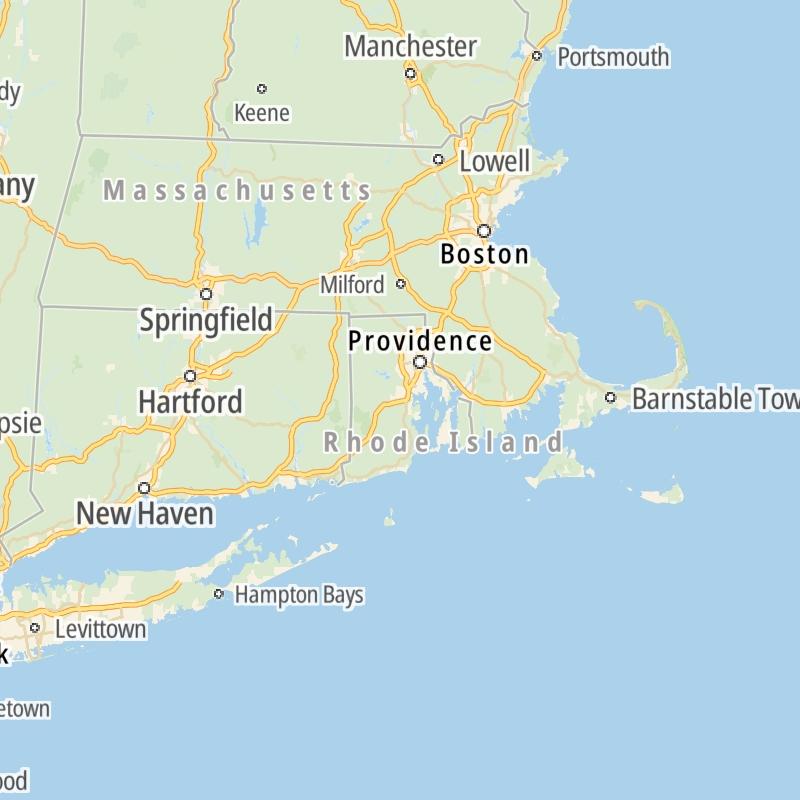 Maps Of The State Of Rhode Island