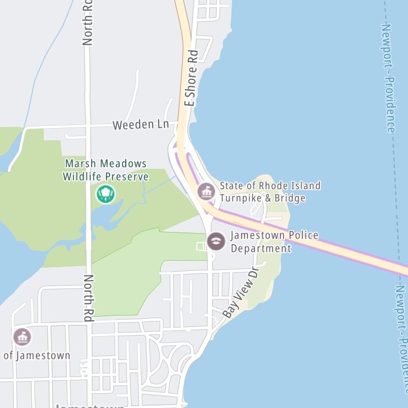 Newport Pell Bridge static map