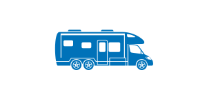 3-axle motorhome or RV