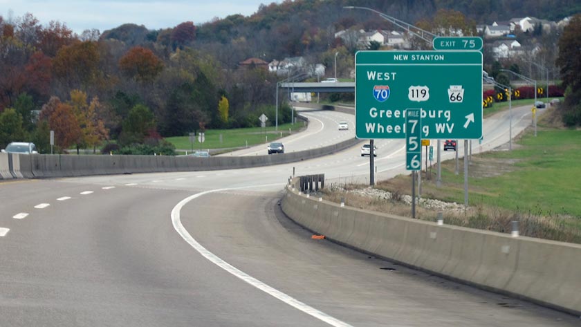 I-70 / PA 66 / US 119