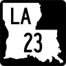 Belle Chasse Bridge road marker