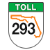 SR 293 road marker