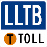 Lewisville Lake Toll Bridge road marker