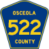 Osceola Parkway road marker