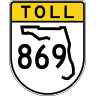 Sawgrass Expressway road marker