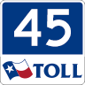 SH 45 N road marker