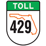 Western Beltway / Wekiva Parkway road marker