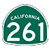 CA 261 road marker